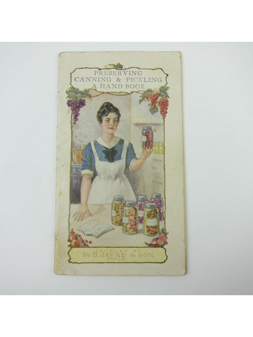 Brubaker Pharmacy Bradford Ohio Jayne Preserving Canning & Pickling Antique 1927